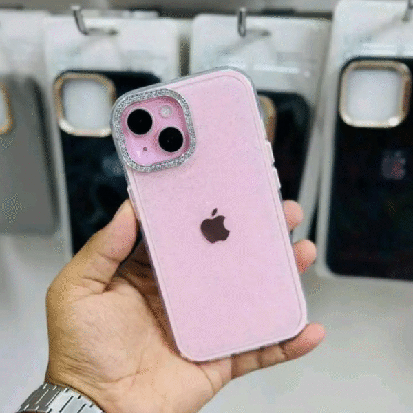 Elegant Glitter Back Case – For iPhone Series