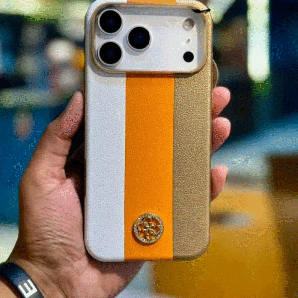 Super Finish Three Colors PU Leather Case For iPhone