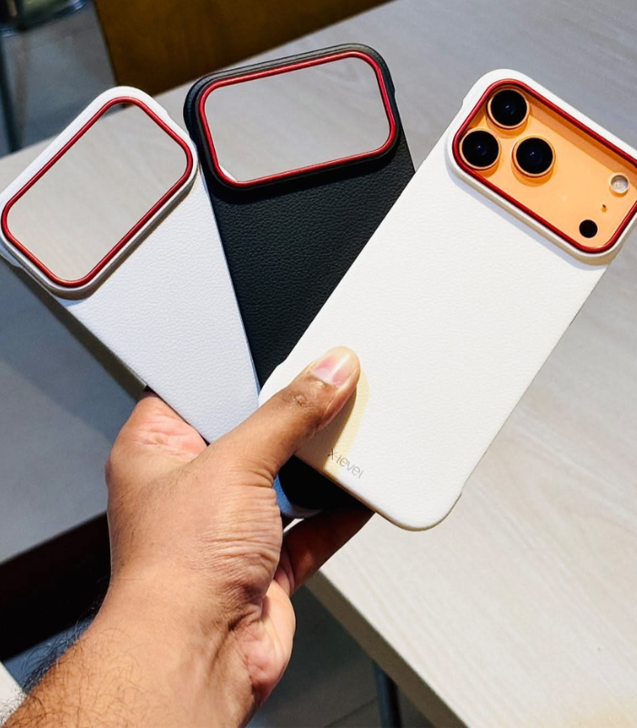 X-Level Frameless Leather Case – For iPhone 17 Pro Max